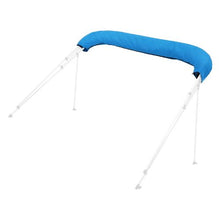 4 Bow Bimini Top Replacement Canopy – 600D Waterproof Polyester Boat Sun Shade 96 L x 97 -103  W Pacific Blue (Frame Not Included)