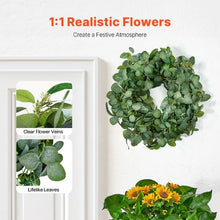 26 Inch Green Eucalyptus Leaves Year Round Wreath Artificial Decorative Wreath WA53355