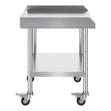 24 X 28 In  Stainless Steel Work Table with 4 Wheels  for Commercial Kitchen Restaurant SKT710-610