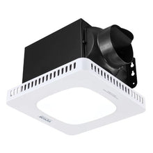 Bathroom Exhaust Fan with LED Light 80 CFM 1.5 Sones Quiet AC Motor Vent Fan (White)