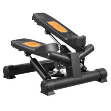 Mini Stair Stepper – Hydraulic Twist Stepper with Resistance Bands Full Body Cardio Workout LCD Monitor 330LBS Capacity