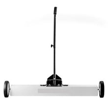 36-Inch Magnetic Sweeper with Wheels and Adjustable Handle for Workshop Garage Yard