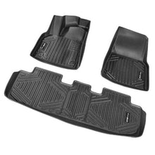 Tesla Model Y Floor Mats 2021–2024 5-Piece TPE All-Weather Liners Custom Fit (Black)