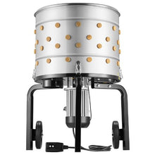 Chicken Plucker Machine – 19.7" Drum 750W 275RPM 98 Soft Fingers Stainless Steel Feather Remover with Transport Wheels