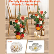 Orange Floral Centerpieces Freestanding Flower Arrangements for Wedding JN-PJ-01 (Pack of 4)