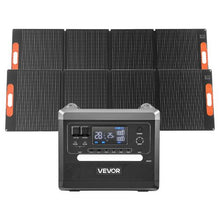 2400W Portable Power Station Solar Generator with 2 x 200W Foldable Panels 2160Wh Expandable LiFePO4 Battery 10 Output Ports for Home Camping RV
