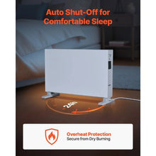 Convection Panel Heater 1500W Electric Panel Space Heater with Remote for Home and Office