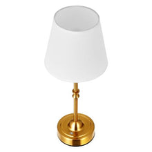 Cordless Table Lamp 5200mAh Rechargeable Battery 3-Level Brightness Fabric Shade 2700-3000K for Restaurant, Bedroom Bar Counter