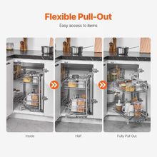 34 X 21 Inch 2 Tier Pull Out Cabinet Organizer Soft Close Slide Out Drawer for Kitchen DG-900