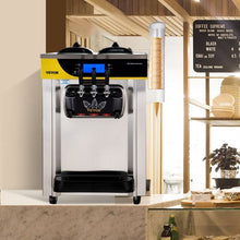 Commercial Ice Cream Maker 2200W Soft Serve Machine