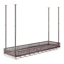 46.9 X 13 In  Hanging Wine Glass Rack for Bar Cafe Kitchen XR-JBJ001