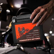12V 8Ah LiFePO4 Motorcycle Battery Pre-Charged Maintenance-Free High Performance for ATV Motorcycle Jet Skis Scooter UTV
