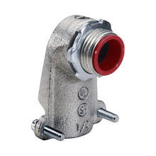 3-1/2 Inch 90 Deg Malleable BX-Flex Insulated Connector 109Mi