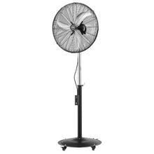 24-Inch Industrial Pedestal Fan - 6,800 CFM High Velocity 3-Speed Oscillating Standing Fan