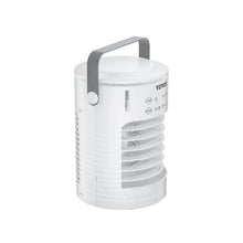Portable Evaporative Air Cooler 4-in-1 Mini Air Conditioner 3-Speed 600ml Water Tank Smart Timer 7-Color Light Desk AC Fan