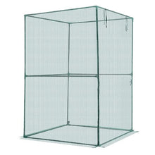 3.9 x 3.9 x 5.9 ft Crop Cage with Zippered Door for Plant Protection