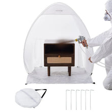 Pop-Up Spray Paint Booth 40×35×40 in with Built-In Floor & Exhaust Window