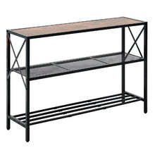 41.7" Narrow Sofa Table, 3-Tier Console Table for Living Room & Hallway