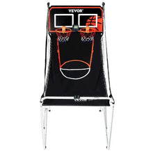 56 x 33 x 63 In Foldable 2-Player Basketball Arcade Game with Electronic Scoreboard for Kids Adults