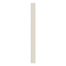 96 x 6 In Wood Slat Acoustic Panels for Modern Wall Matte White (Pack of 8)