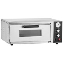 Commercial Electric Pizza Oven 18" Countertop 752°F 1740W Temp & Time Control