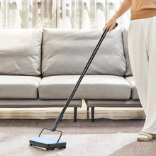 6.7 Inch Manual, Floor Sweeper with Dustbin Capacity for Home Office Carpets Pet Hair Dust