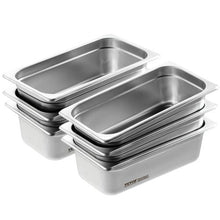 4-Inch Deep Commercial Table Pan For Catering Storage Food UCT8134-6 (Pack of 6)