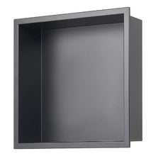 13 x 13 x 4 Inch Shower Niche Stainless Steel Recessed Wall Storage Waterproof (Black)