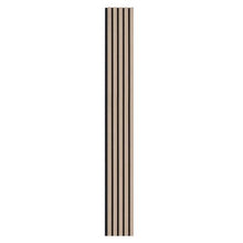 7.9 x 94.5 In Wood Slat Acoustic Panels for Modern Interior for Noise Reduction Silver Wood