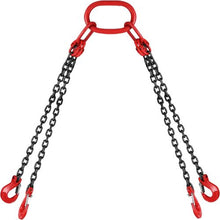 5 T Chain Sling Chains with Hooks for Engine Hoist, Engine Lift Chain with 4 Leg Grab Hooks