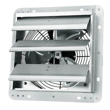 10-Inch Shutter Exhaust Fan 820 CFM Aluminum AC Motor for Greenhouses Garages & Sheds
