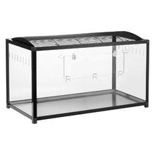 37.8"x18.5"x21.7" Transparent 360° Hamster Cage – Ventilated Small Animal Habitat with Front Door