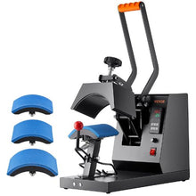 Hat Heat Press 4-in-1 Cap Heat Press Machine LCD Timer & Temperature Control 4 Curved Heating Elements