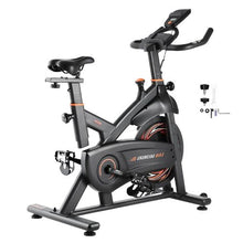 Adjustable Exercise Bike – Magnetic Resistance Silent Belt Drive LCD Monitor Comfortable Seat