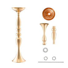 19.7" Wedding Flower Vase Gold Metal Centerpiece Stand for Wedding & Party Decor (24PCS)