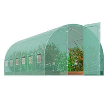 20 x 10 x 7.5' Ft Green Galvanized Frame PE Cover Walk-in Tunnel Greenhouse VV-TG-160-PE