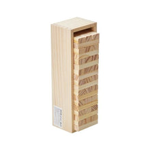 54-Block Tumbling Timber Toy, Wooden Stacking Game with Storage Crate, Indoor/Outdoor Fun for 1+ Players