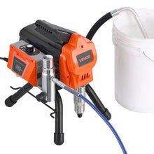 1500W Airless Paint Sprayer 3300 PSI Hose Extension Rod & Nozzles