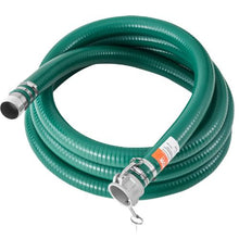 Suction Hose Kit for Water Pump - 2 x 65 ft Blue Backwash Hose 20 ft Green Suction Hose Steel Strainer Camlocks & Clamps | Multi-Purpose Use
