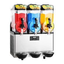 3x15 L Commercial Frozen Drink Maker 180 Cups Stainless Steel for Home Party Restaurants Cafe Bars