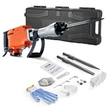 2200W Demolition Jack Hammer Concrete 2 Chisel Bits (2 Pieces)