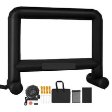 16FT Inflatable Movie Screen Outdoor Projector Screen16:9 Portable Storage Bag Easy Setup