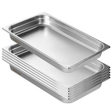 2.5-Inch Deep Commercial Table Pan For Catering Storage Food UCT8112-6 (Pack of 6)