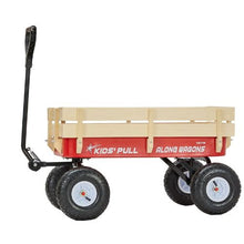 39" Pull-Along Toddler Wagon with Handle 330 lb Capacity for Kids Gardening Beach