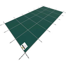 20x40 ft Inground Pool Safety Cover Mesh Winter Cover (Green)