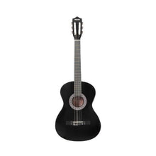 38 Inch Classical Guitar Starter Kit Black Basswood Guitar with Gig Bag & Accessories