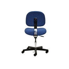17” – 22” H Desk Height ESD Fabric Chair No Arms PL12-FC-BLUE-413 Blue