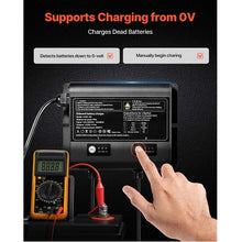 4-Bank 10A 12V Onboard Boat Charger IP68 Waterproof Smart On-Board Battery Charger for Lithium