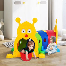 Kids Caterpillar Climbing & Crawl Tunnel – Multicolor for Kids