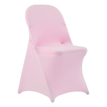 50PCS Pink Stretch Spandex Chair Covers Washable Slipcovers for Dining & Events
